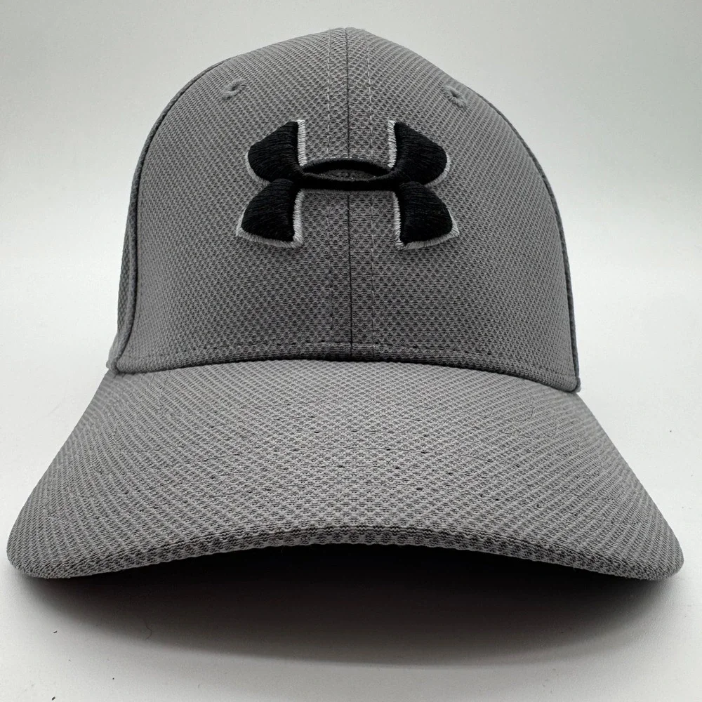 Under Armour Youth Classic Fit Gray Baseball Hat Embroidered Logo Size XS/S